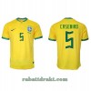 Brasil Casemiro 5 Hjemme VM 2022 - Herre Fotballdrakt